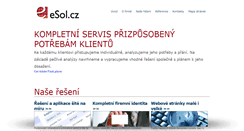 Desktop Screenshot of esol.cz