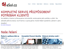 Tablet Screenshot of esol.cz